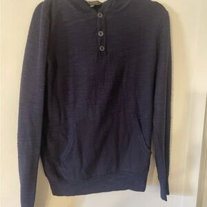 Express Dark Blue Knit Cardigan